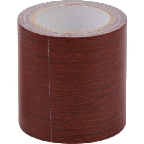 5M/Roll Realistic Woodgrain Repair Adhensive Duct Tape 8 Colors For Furniture HX6D