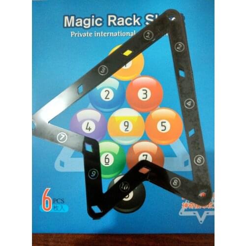 6pcs per lot 9/10 magic rack sheet /invisible rack / ball rack