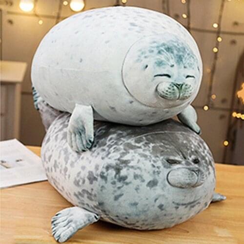 60cm Soft Stuffed Animals Seal Plush Pillows Cute Sea Lion Shaped Plush Toys Pillow for Window Decoration Sofa Bedside