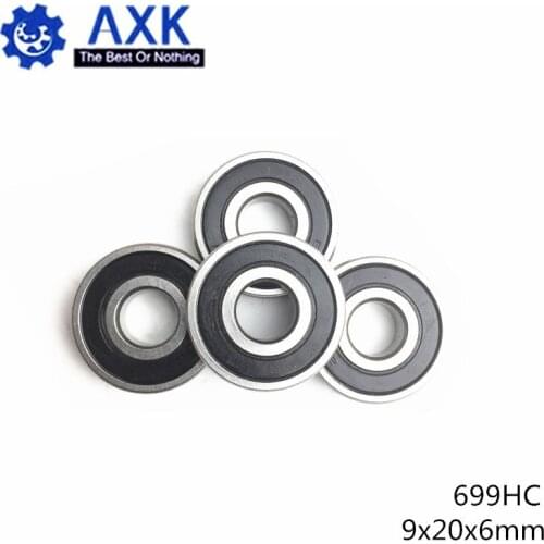 699 Hybrid Ceramic Bearing 9*20*6 mm ABEC-1 ( 1 PC) Industry Motor Spindle 699HC Hybrids Si3N4 Ball Bearings 3NC 699RS