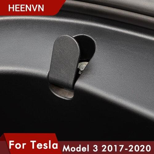 Heenvn Model3 Car Front Trunk Hook For Tesla Model 3 Interior Accessories Functional Front Spare Box Hook For Tesla Model Three