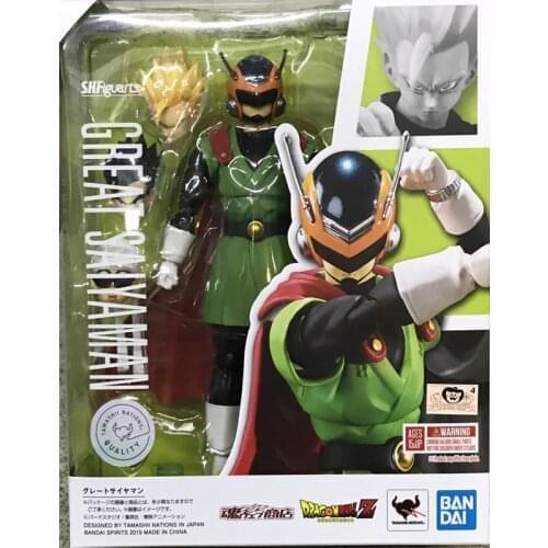 BANDAI S.H.Figuarts DRAGON BALL Original Great Saiyaman Son Gohan Action Collection Model Toy Anime Super Saiyan Figure Toys