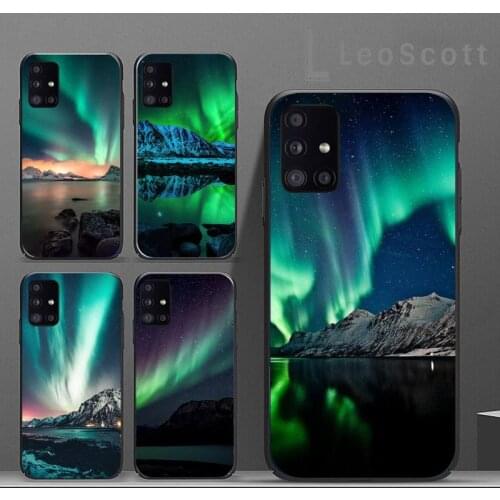 Northern Lights Sky Phone Cases For Samsung A50 A51 A71 A31 A21S S8 S9 S10 S20 S21 Plus Fe Ultra 4G 5G