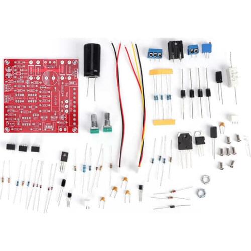 DC Power Supply DIY Kit 2mA-3A Regulated Power Supply Set Adjustable Power Supply Set