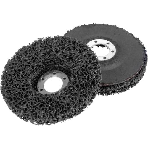 DRELD 1Pc 115*22mm Clean & Strip Coarse Grinding Disc Poly Strip Wheel Disc Paint Rust Removal Clean Grind Wheel Grinder Tools