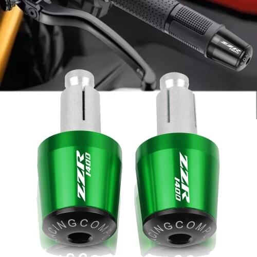 Motorcycle Accessories 7/8" 22MM Handlebar Hand Grips Handle Bar End Cap For KAWASAKI ZZR1400 ZZR 1400 NINJA ZX-14R ZZR-1400