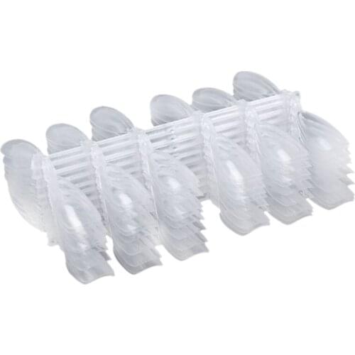 120 Tips False Fake Nail Art Sticks Polish Color Card Plastic Practice Chart Palette Training Display Board Tools Clear Natural