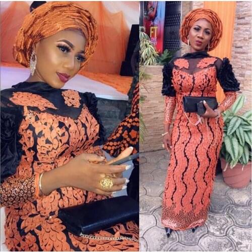 Kalume New Arrival 3D African Dry Lace Fabric Embroidery French Mesh Lace Fabrics With Sequins For Nigerian Party Dresses F1798