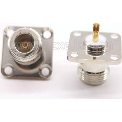 N female jack panel chassis mount connectorwith solder Post terminal Free shipping