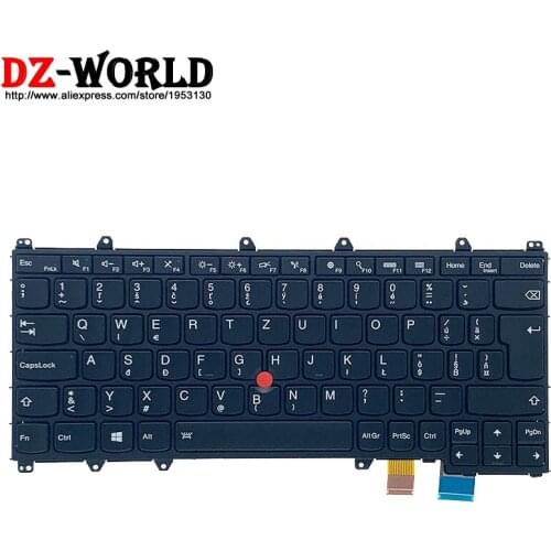 New Original Slovakian Backlit Keyboard for Lenovo Thinkpad Yoga 260 Laptop 00PA148 00PA230
