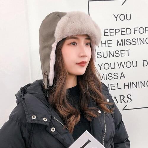 New Arrive Autumn Winter Man Soft Plush Wind Cold-proof Russia Outing Ski Thick Warm Women Ushanka Fashion Balaclava Bomber Hat