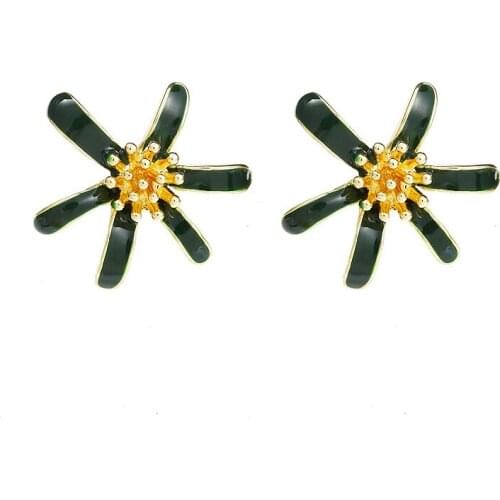 New Earrings Fashion Jewelry Daisy Petals Simple Statement Temperament Girl Earrings Wholesale Earrings For Women