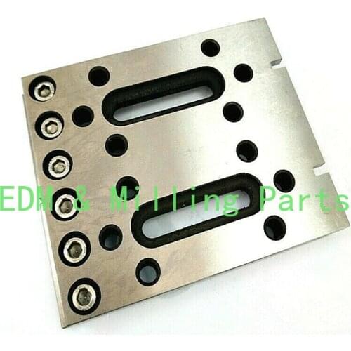 CNC Wire EDM Fixture Board Stainless Jig Tool For Clamping And Level EDM PFB 120x100x15mm