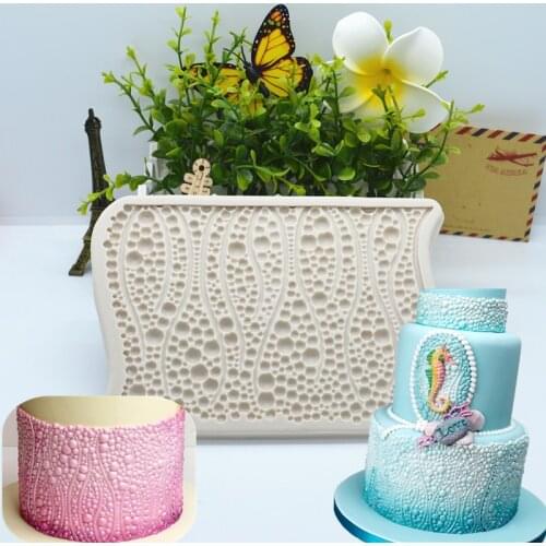 Pearl Shape Cake Rim Resin Silicone Mold Kitchen Baking Decoration Tool DIY Cake Chocolate Candy Dessert Bread Fondant Moulds