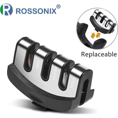 1 Piece knife Sharpener 3 Stages Spare Slot Blade for Replacement, Professional Kitchen Knives Sharpener Accessories