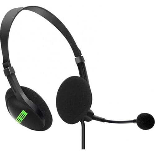 440 Wired 3.5mm Plug Headphone Stereo Noise Reduction Headset with Mic for PC Suitable for Fully compatible