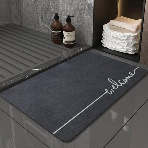 Absorbent Pads Floor Mat Toilet Bathroom Entrance Non-Slip Household Quick-Drying Entrance Mats Toilet Bathroom Mats