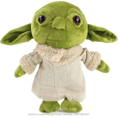 Disney Star Wars Master Yoda 30cm Cartoon Animal Soft Stuffed Cotton Dolls Plush Peluche kids Toy Model for Children Gift