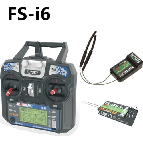 FlySky FS-i6 2.4G 6CH AFHDS RC Transmitter With FS-iA6 Receiver