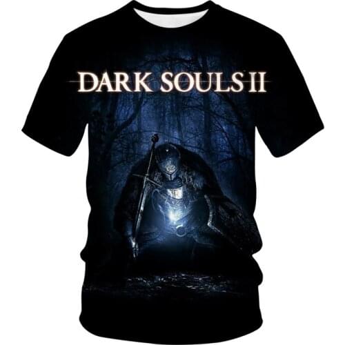 Game T-Shirt Dark Souls 3D Print Streetwear Men Women Casual Fashion O-Neck Short Sleeve T Shirt Trendy Hip Hop Tees Tops Unisex