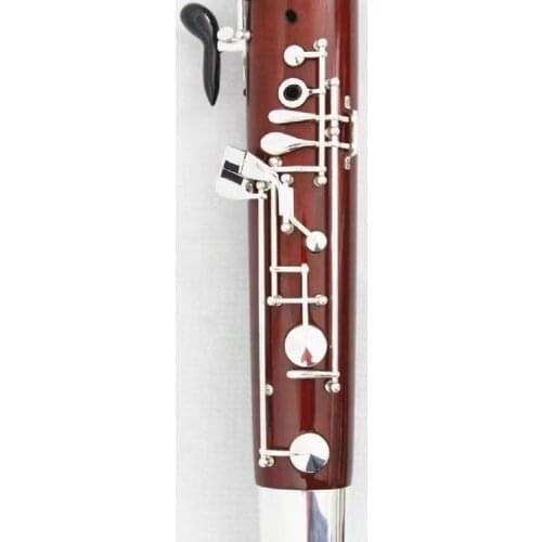 Chinese clarinet bassoon price competitive maplewood silver plated C tone bassoon