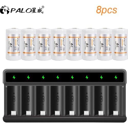 16340 16350 Battery Li-ion CR123 CR123A Rechargeable Batteries + Charger for Laser Pen LED Flashlight Arlo Security Camera L70