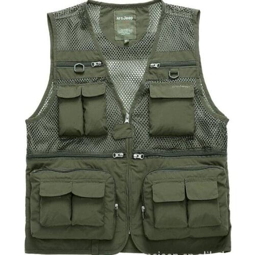 Mens Outdoor Fishing Vest,Hunting Vest,Camera Vest----Free Shipping