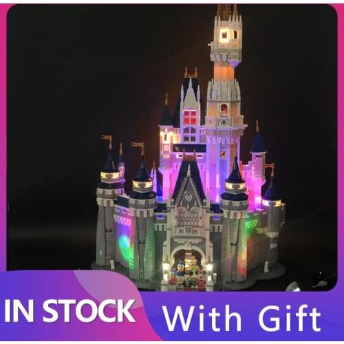 Only lights) LED Light Set 71040 Princess Castle girl gift christmas educational building blocks bricks