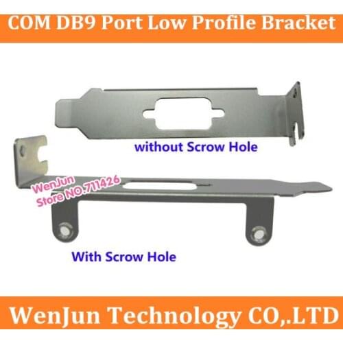High Quality VGA RS-232 half size bracket COM DB9 Port Low Profile Bracket for 2U Case Chassis --5pcs/lot