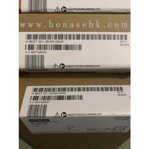 Novo original S7-300PLC módulo 6ES7321-1BH02-0AA0 6ES7321-1BH50-0AA0 6ES7321-1FH00-0AA0 6ES7321-1BL00-0AA0 /OAAO
