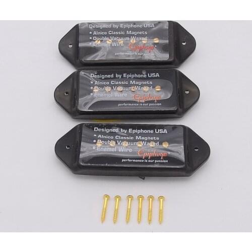 1 Set Original Genuine Epi Riviera Alnico P90 Pickups For Jazz Guitar