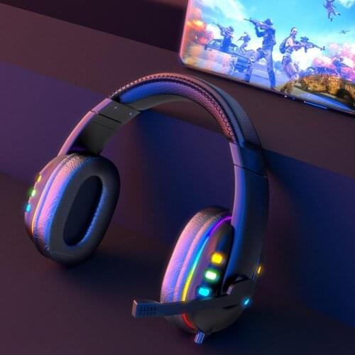 AK47 Wired Earphone Noise Reduction Luminous Dynamic Cool High Sound Quality Stereo Well Headphone for Phone/PC/Tablet Universal