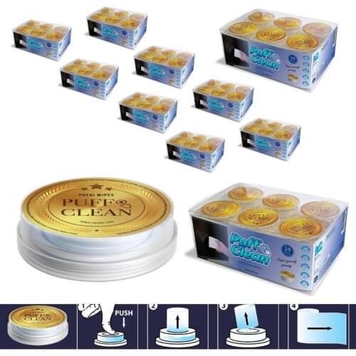 Pufai Notebook LCD Phone Glass Cleaning Wipes Capsule 240 Cleaning Capsules in 10 Boxes
