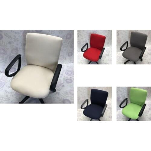 Office Chair Covers Decor Removable Cover Stretch Cushion Resilient Fabric Computer Chair /Desk Chair/Boss Chair /Rotating