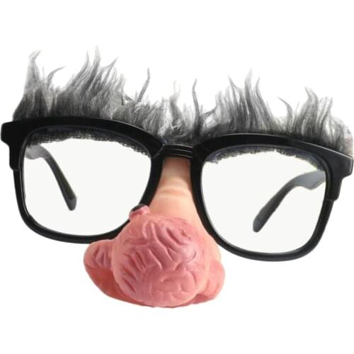 Novelty Big Nose Old Man Sunglasses Party Photo Props Kids Adults