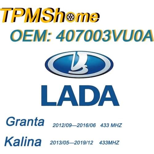 TPMS Sensor 433MHz 407003VU0A 40700-3VU0A Tire Pressure Monitoring System For LADA GRANTA KALINA Renault Nissan 40700-5663R