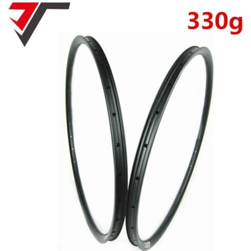 TRIPS SUPER LIGHT 330g 29er XC Asymmetric hookless MTB Carbon Rims 30mm width UD Tubeless Mountain bike wheels 29inch carbon rim