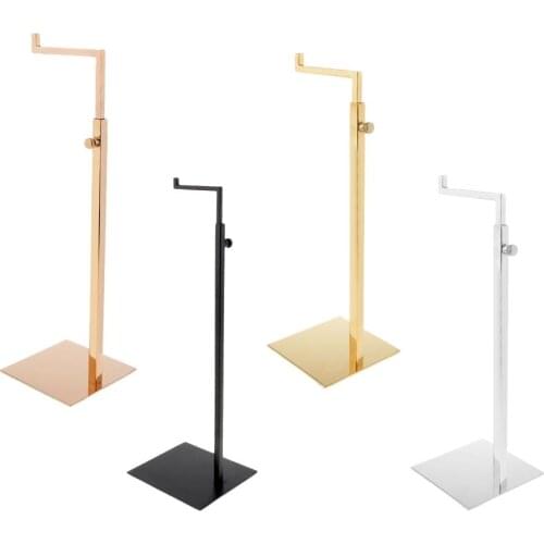 High-grade Stainless Steel Adjustable Metal Handbag Display Stand Bags Holder bag Rack For Home Decor Shop Ornaments