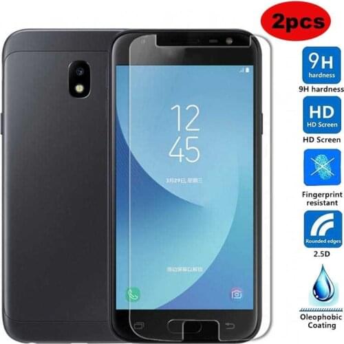 2PCS Tempered Glass For Samsung Galaxy J3 Pro (2017) J330F/DS J330G/DS J330 Glass Screen Protector 2.5D 9H Protective Film