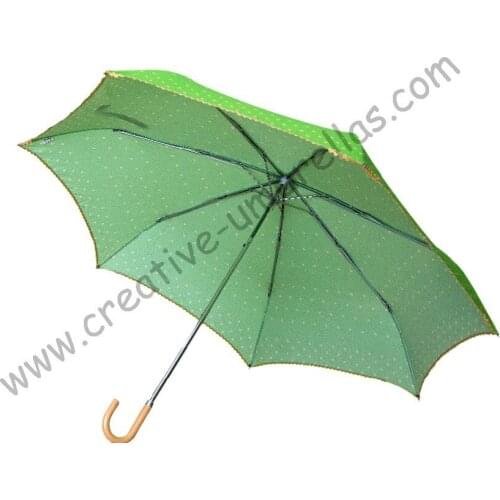 4pcs/lot)7 fiberglass ribs pocket ladies parasol,dot printed design,UV protecting,superlight alloy compact Spain umbrellas