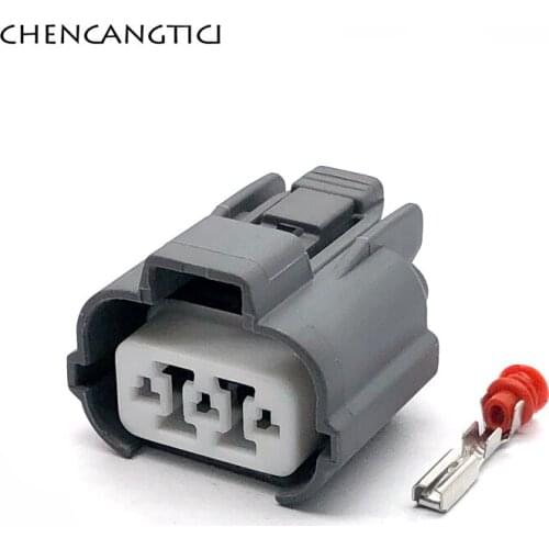 5 sets 3 Pin way Automotive Waterproof Connector HeadLight Leveling Device Plug 6189-0130 For Honda Sumitomo B-Series VSS