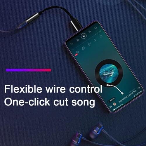 Headphone Adapter USB C Type C to 3.5mm jack Cable AUX Adapter Type-C 3.5 Audio Converter Cable for Huawei Mate10 P20 Xiaomi 6