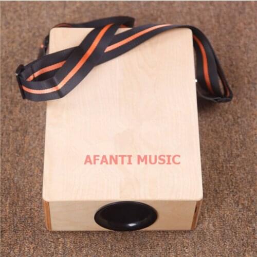 Afanti Music Birch Wood / Natural Cajon Drum (KHG-210)