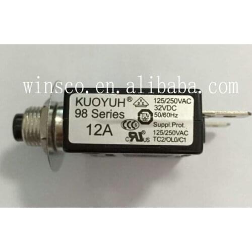 98-12A 100% KUOYUH CIRCUIT BREAKER 98 SERIES 12A