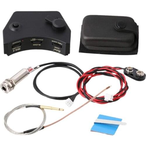 Belcat IRIS-2 Sound Hole Control Preamp Guitar Pickup Piezo Pickup System for Acoustic Folk Guitar