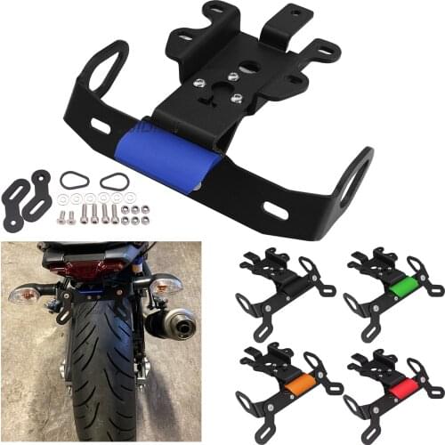 Motorcycle Accessories Rear Clean Fender Eliminator License Plate Bracket LED Turn Light For YAMAHA MT-07 FZ-07 2014-2020