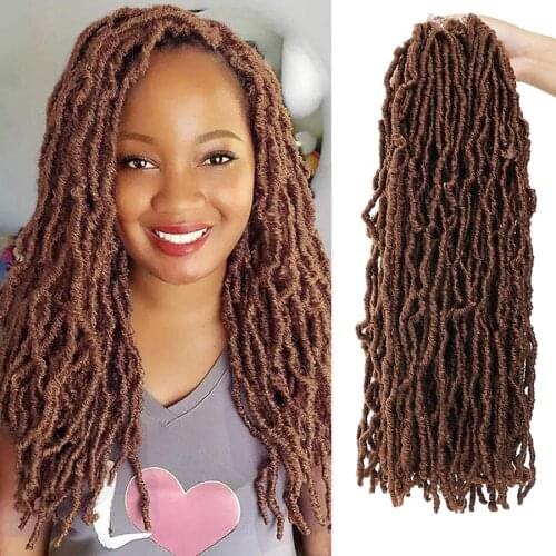 Dreadlocks Hair Extension for African Braids Synthetic African Style Dreads Faux Locs Crochet Twist Hair
