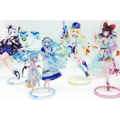 Anime The Touhou Project Acrylic Stand Model Action Figure toy 15cm double-side gift
