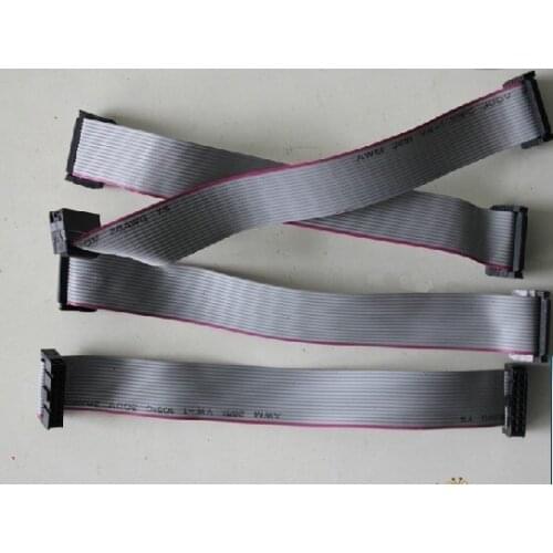 IDC grey flat flexible cable with connector(length customized) FC Pressure line cap pressure line