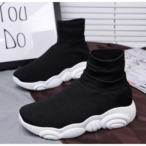 Exquisite High Stockings Women Boots Platform Sneakers High Socks Shoes Soft Breathable Womens Vulcanized Shoes Zapatos Mujer